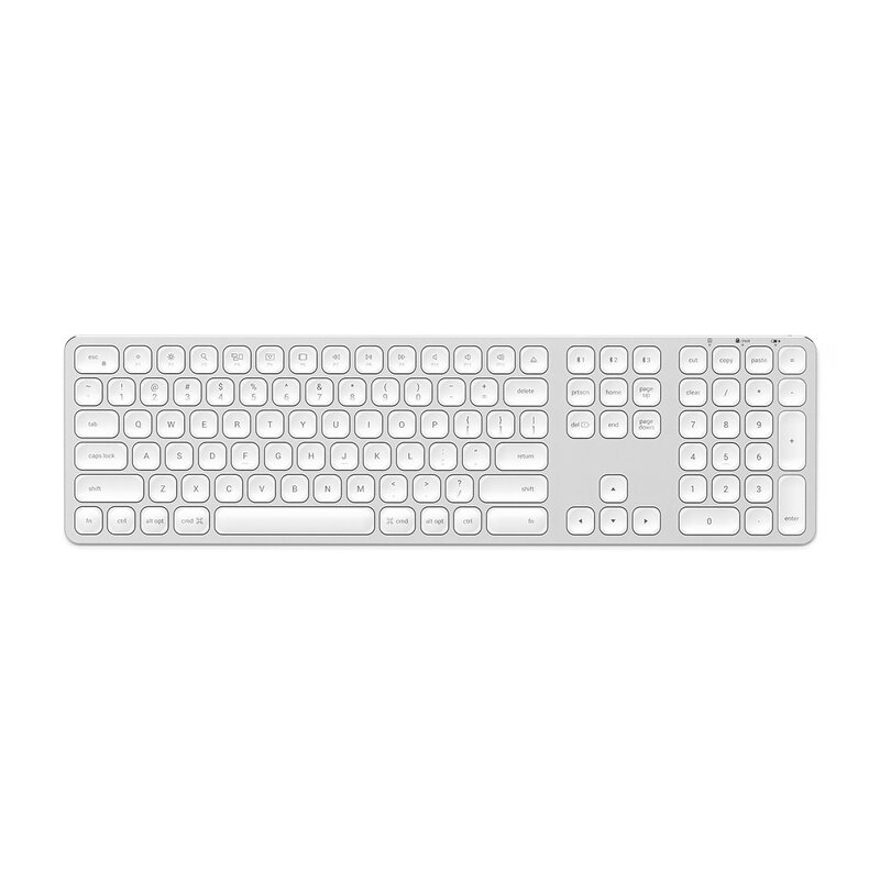 Satechi Aluminium Keyboard med Bluetooth – Silver