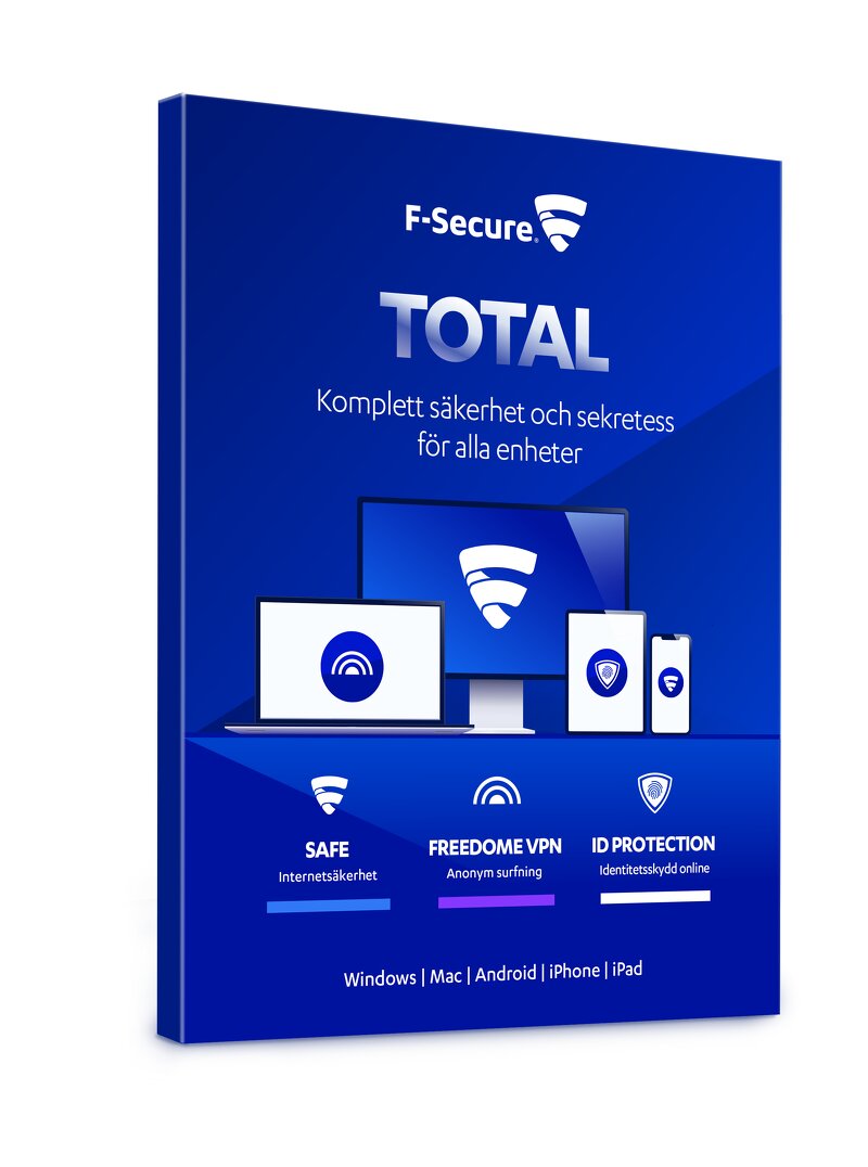 F-Secure TOTAL – 1 år / 5 enheter