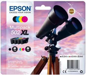 Epson 502XL MultiPack BK/C/M/Y – 28,4ml
