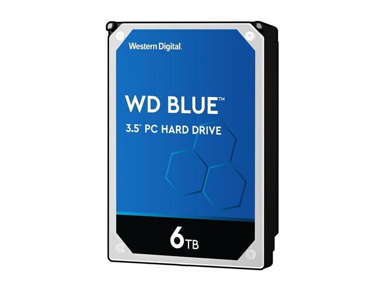 WD Intern hårddisk Blue Desktop HDD 6TB / 256MB Cache / 5400 RPM (WD60EZAZ)