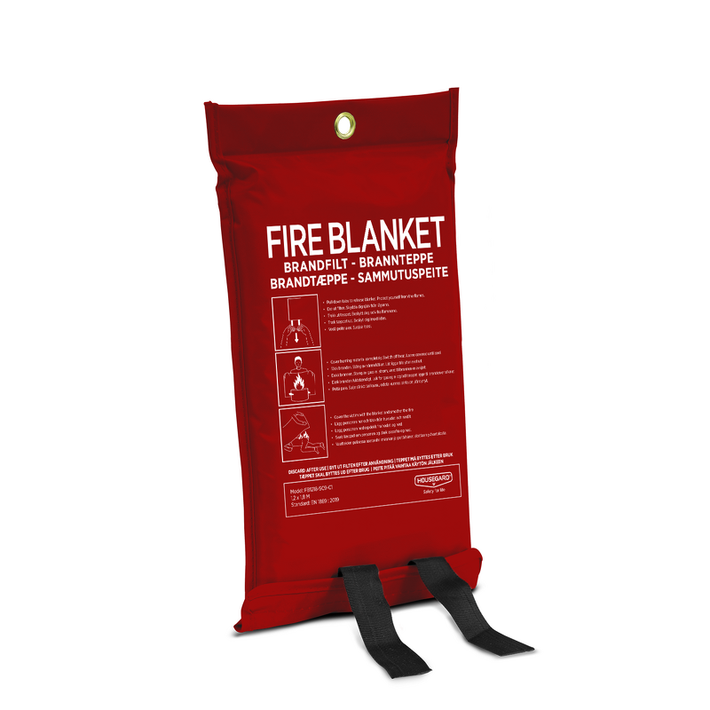 Product Image for Housegard brandfilt med silikonbeläggning, 120x180 cm, röd