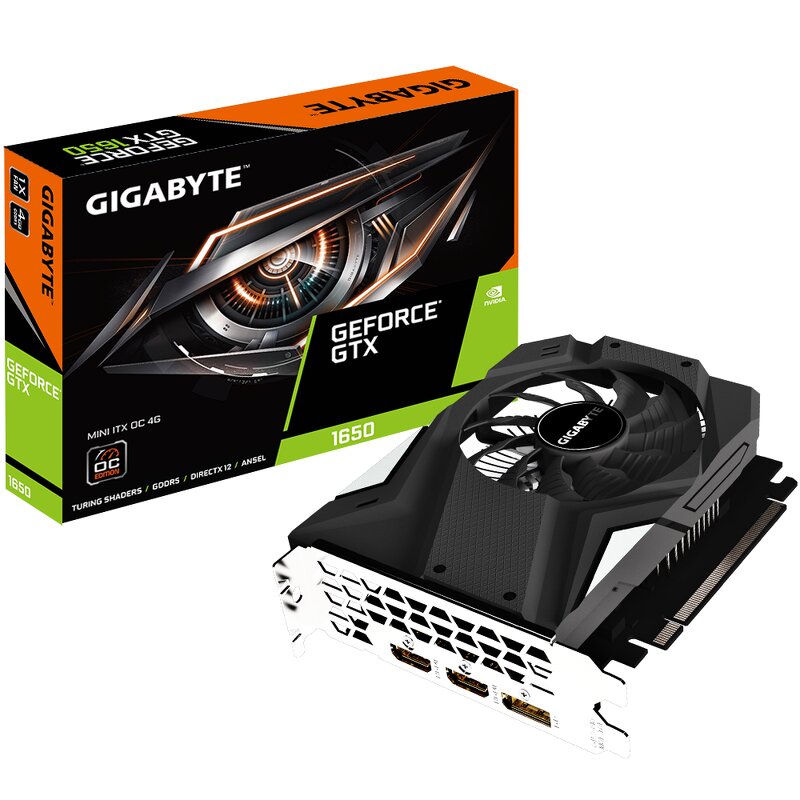 Gigabyte GeForce GTX 1650 ITX OC 4GB (GV-N1650IXOC-4GD)