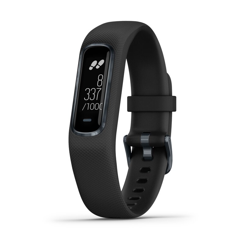 Garmin Vivosmart 4 Small/Medium – Slate Case with Black Band