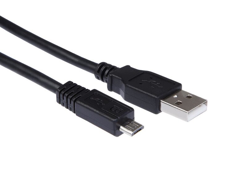 iiglo USB A till USB Micro-B 2.0 kabel 1m – Svart