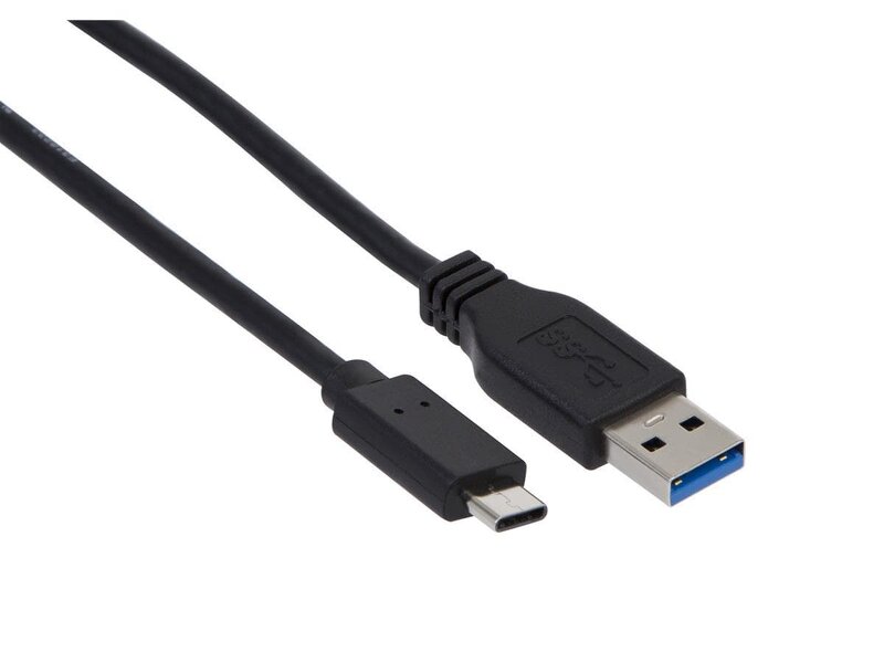 iiglo USB-C till USB A kabel 2m – Svart