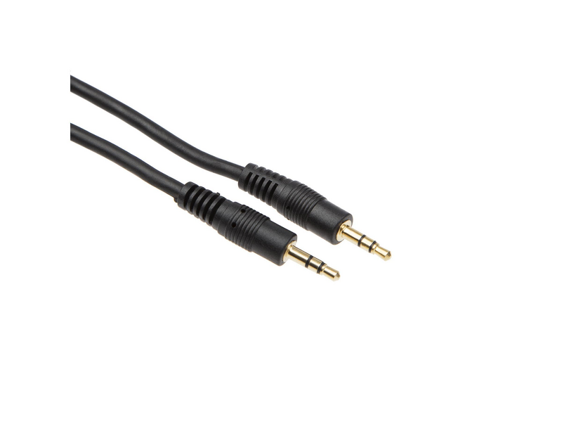 Product Image for iiglo Stereokabel 3,5mm (ha-ha) 2m - Svart