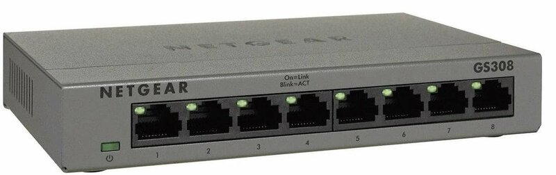 Netgear GS308-300PES – 8-Port / Gigabit Switch / Unmanaged