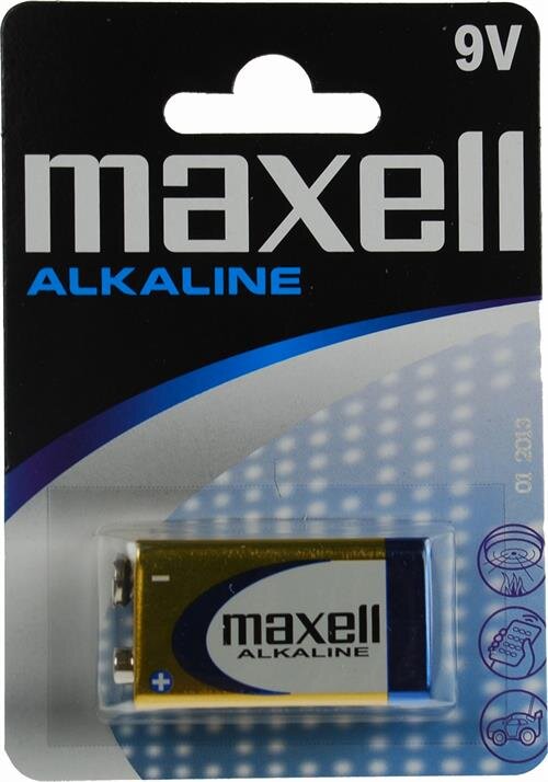Maxell Alkaline Batteri 6LR61 / 9V 1-pack