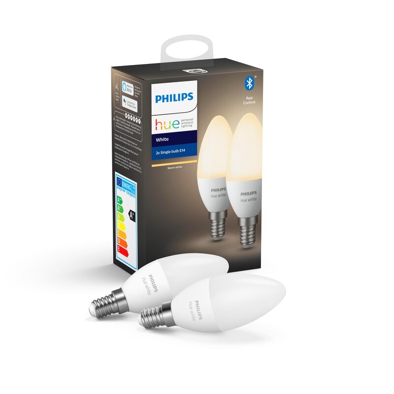 Philips Hue White E14 BT / 5.5W / 2-pack