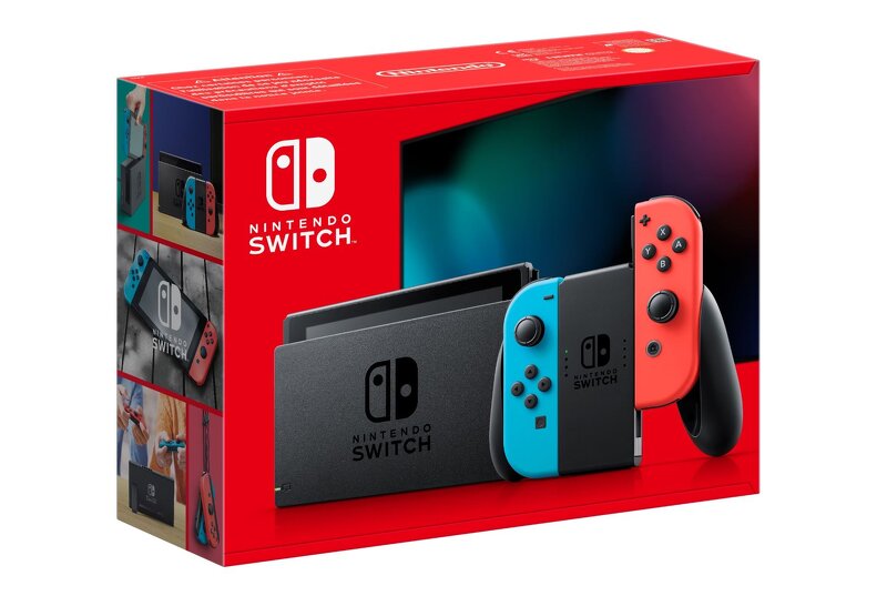 Nintendo Switch 2019 Konsol Blue/Red