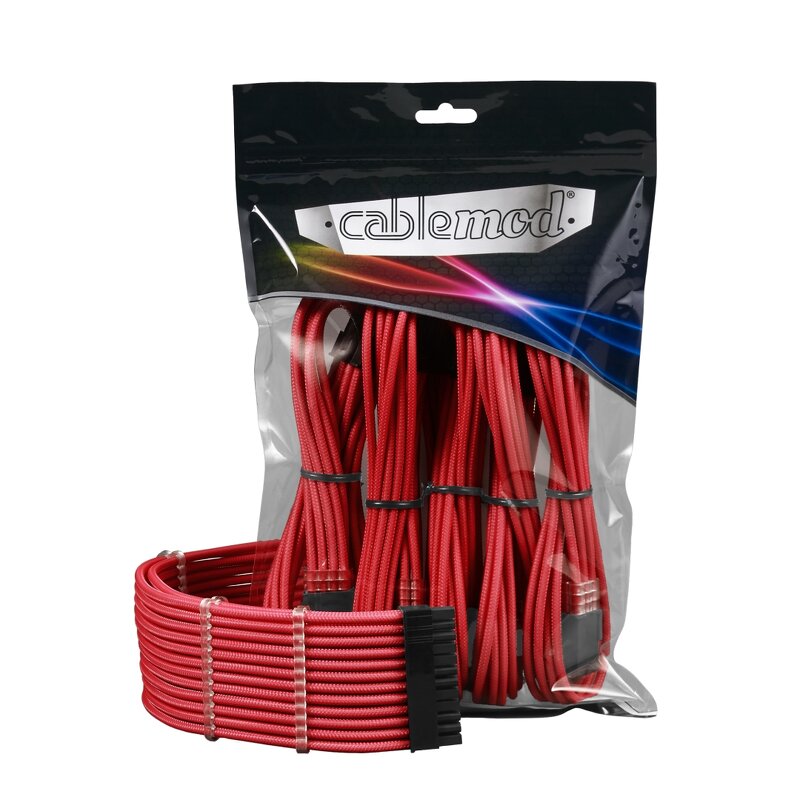 CableMod PRO ModMesh Cable Extension Kit – Röd