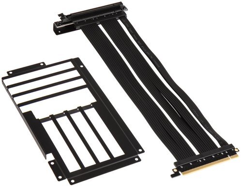 Lian Li O11-1X Riser Card Cable + PCI-Slot-Opening – Black