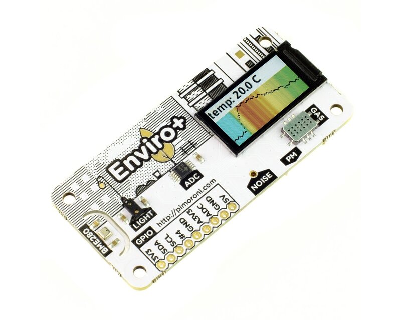 Pimoroni – Enviro+ for Raspberry Pi