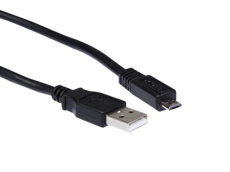 iiglo USB A till USB Micro-B 2.0 kabel 0,3m – Svart