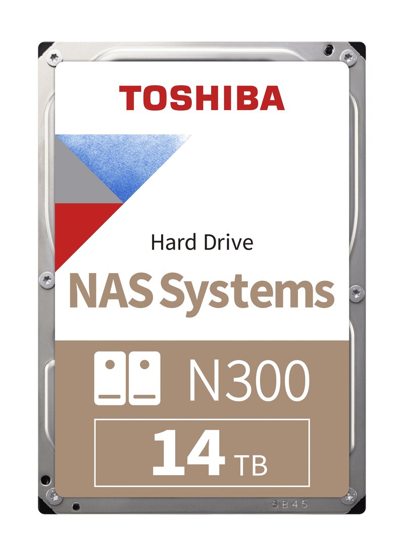 Toshiba N300 14TB (NAS / 7200rpm / 256MB Cache / HDWG21EUZSVA)