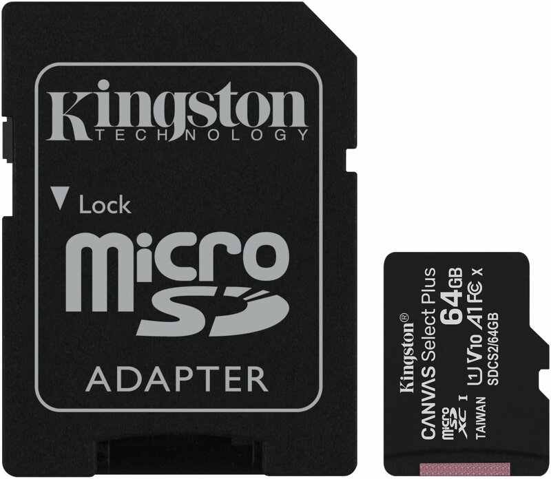 Kingston 64GB LG LM-Q620 MicroSDXC Canvas Select Plus Card Verified by SanFlash. 100MBs Works with Kingston 