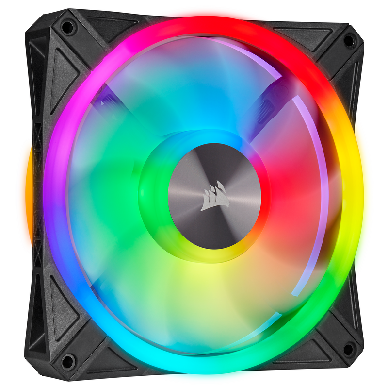 Product Image for Corsair QL140 / iCUE-RGB / PWM / 140mm / 1-pack - Svart