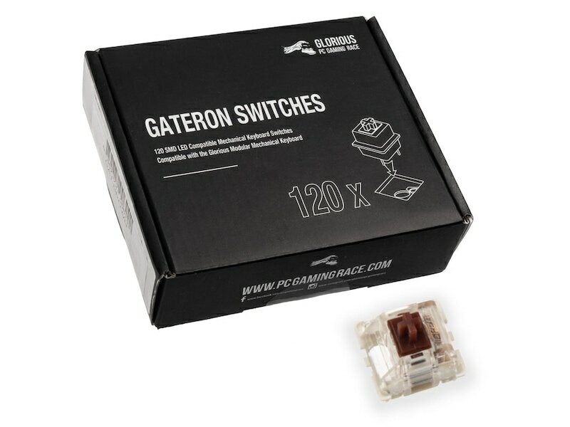 Glorious Gateron Brown Switches (120 pcs)