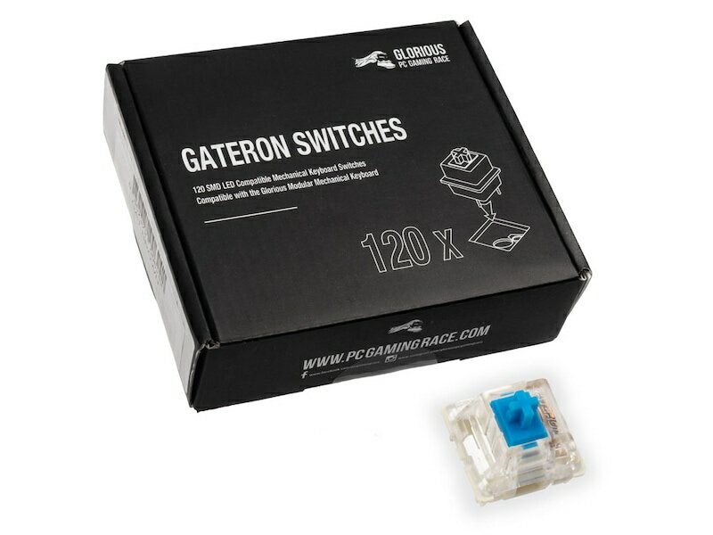 Glorious Gateron Blue Switches (120 pcs)