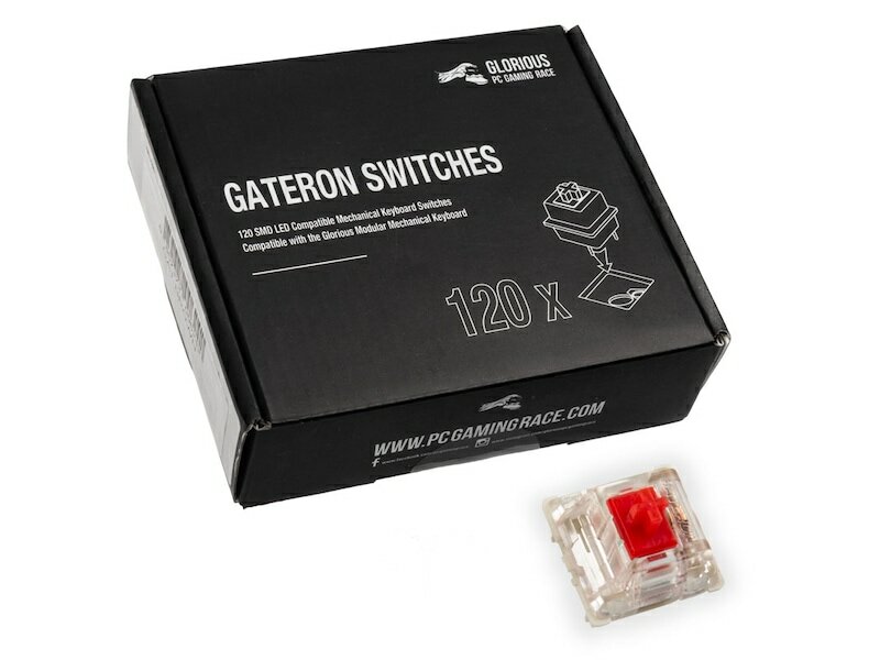 Glorious Gateron Red Switches (120 pcs)