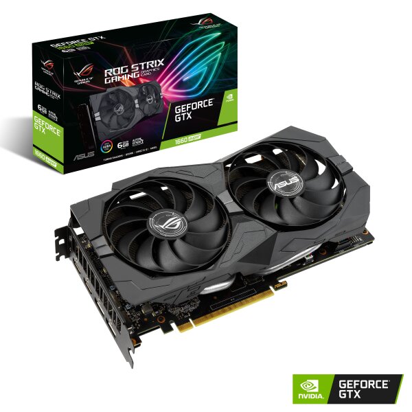 Asus Rog Strix Geforce Gtx 1660 6gb Super Grafikkort Gpu Webhallen Com