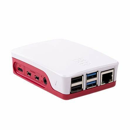 Raspberry Pi 4 Case Red/White