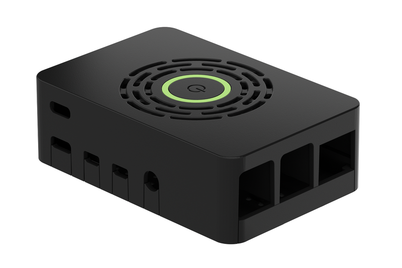 Product Image for Okdo Raspberry Pi 4 Power-HAT Case - Black
