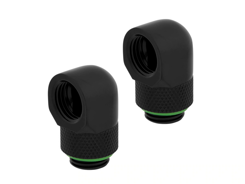 Product Image for Corsair Hydro X - Rotary 90° - 1/4" - 1/4" - 2-pack - Svart
