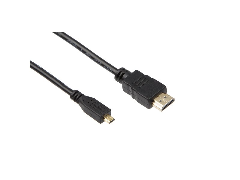 iiglo HDMI till Micro HDMI-kabel / 2m - Svart
