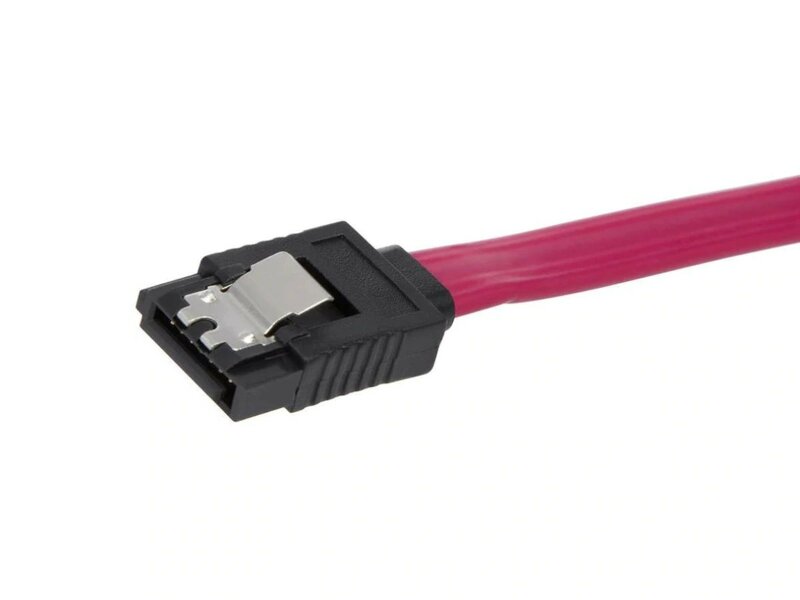 iiglo Serial ATA-600 (SATA 6g) Kabel 0.3m (Raka kontaker) – Röd