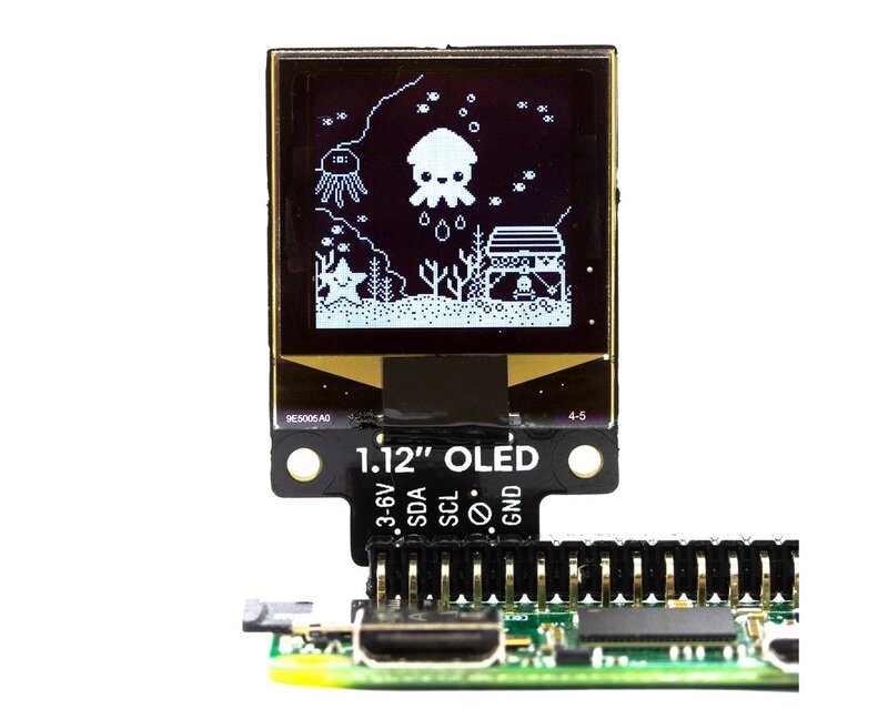 Pimoroni – 1.12″ Mono OLED (128×128 white/black) Breakout