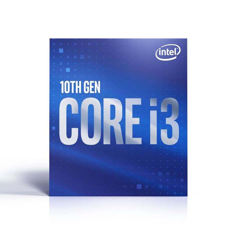 Intel Core i3-10100 – 4 kärnor / 8 trådar / 3,6 GHz / 4,3 GHz Turbo / 6MB / Socket 1200