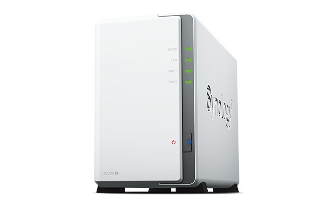 Synology DS220j - 2 fack / 1,4GHz Quad Core / 512MB RAM