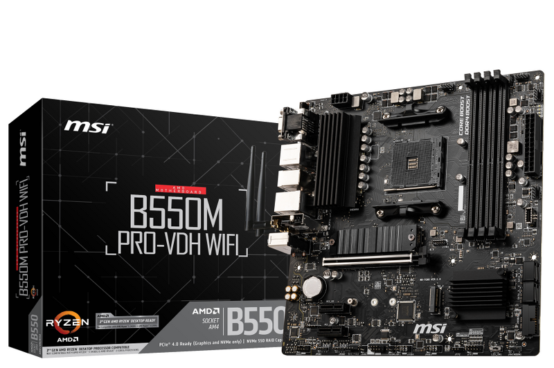 Product Image for MSI B550M PRO-VDH WIFI
