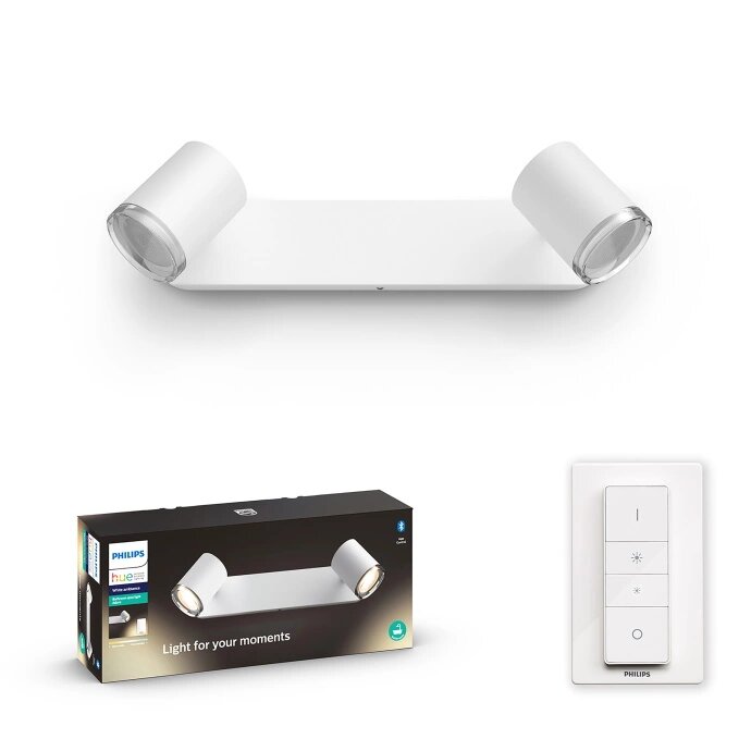Philips Hue Adore Spotlight  BT / 5W / 2x - Vit