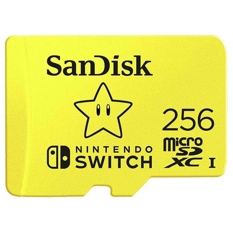 SanDisk Nintendo Switch – 256GB / MicroSDXC / Class 10 / UHS-1 / 100MB/s