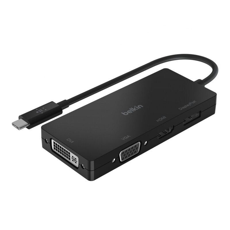 Belkin USB-C Video adapter med HDMI VGA DVI DP 4K