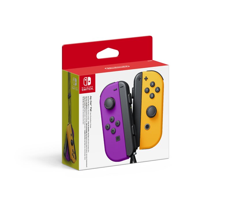 Nintendo Switch Joy-Con Handkontroll Pair Purple/Orange