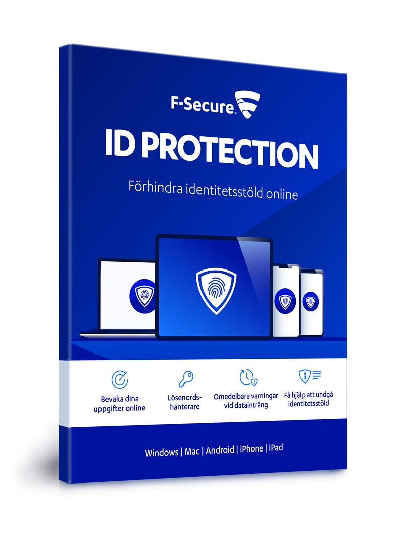 F-Secure ID PROTECTION – 1 år / 5 enheter