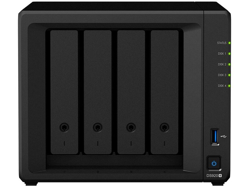 Synology DiskStation DS920+ - 4 fack / 2,0GHz Celeron