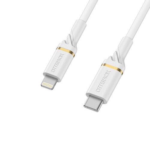 OtterBox Kabel USB C-Lightning Snabbladdning 1m – Vit