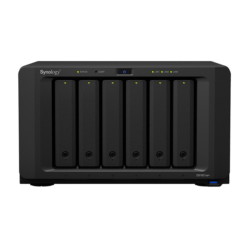 Synology DiskStation DS1621xs+ - 6 fack /  2.2GHz 4-core / 8GB DDR4