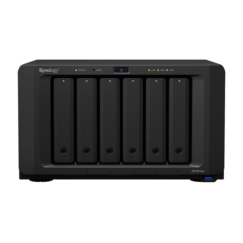 Synology DiskStation DS1621xs+ – 6 fack /  2.2GHz 4-core / 8GB DDR4