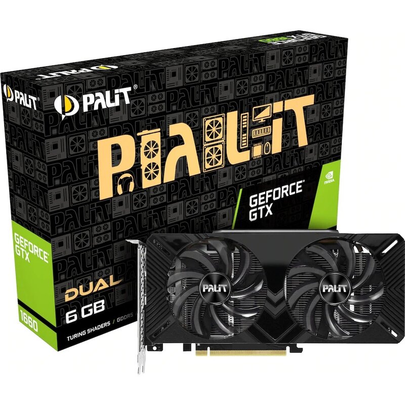 Palit GeForce GTX 1660 Dual Gaming Pro 6GB