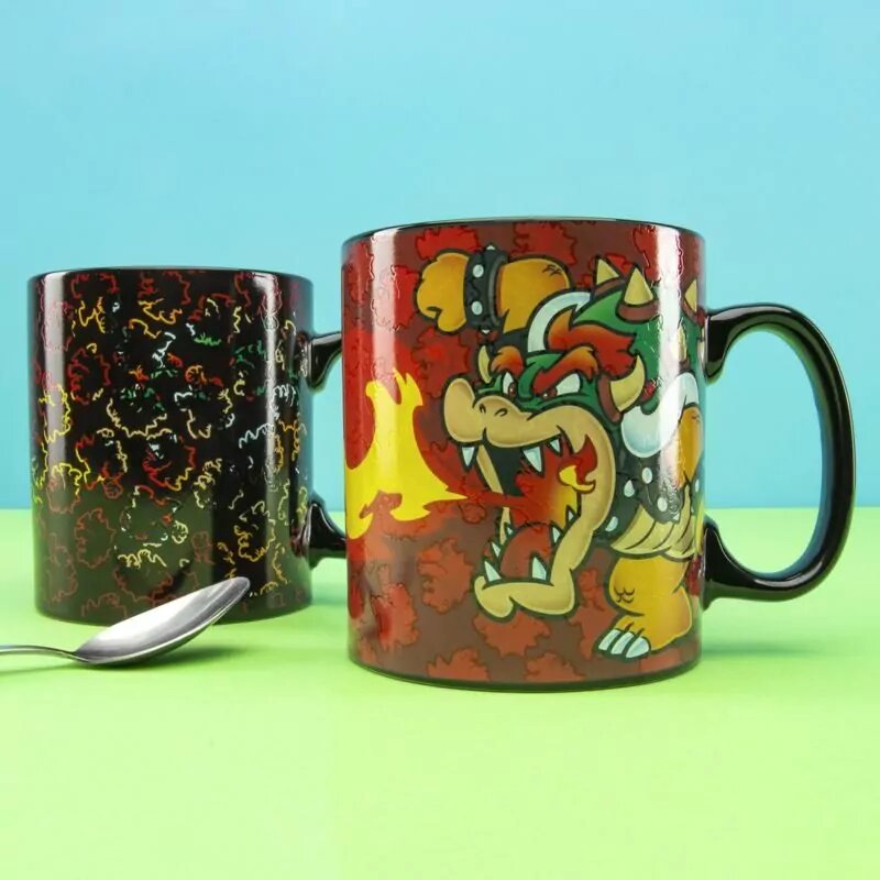 PALADONE Super Mario: Bowser XL Heat Change Mug