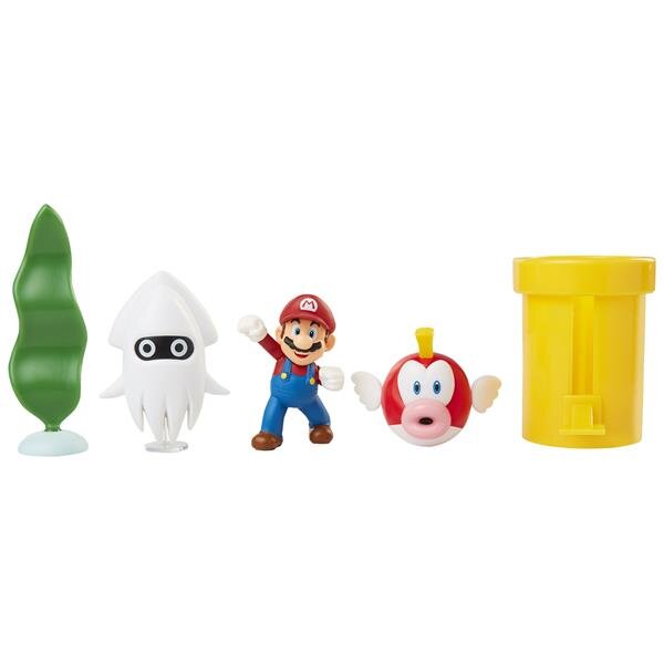 Super Mario – Underwater Figurpaket 6 cm