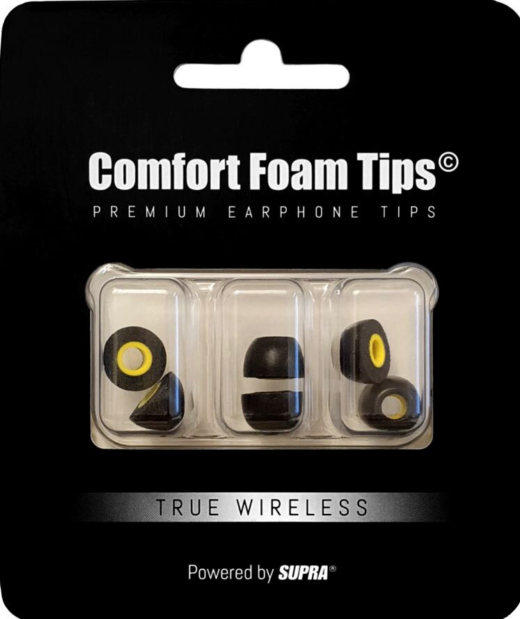 Supra Comfort Foam Tips TWS Medium