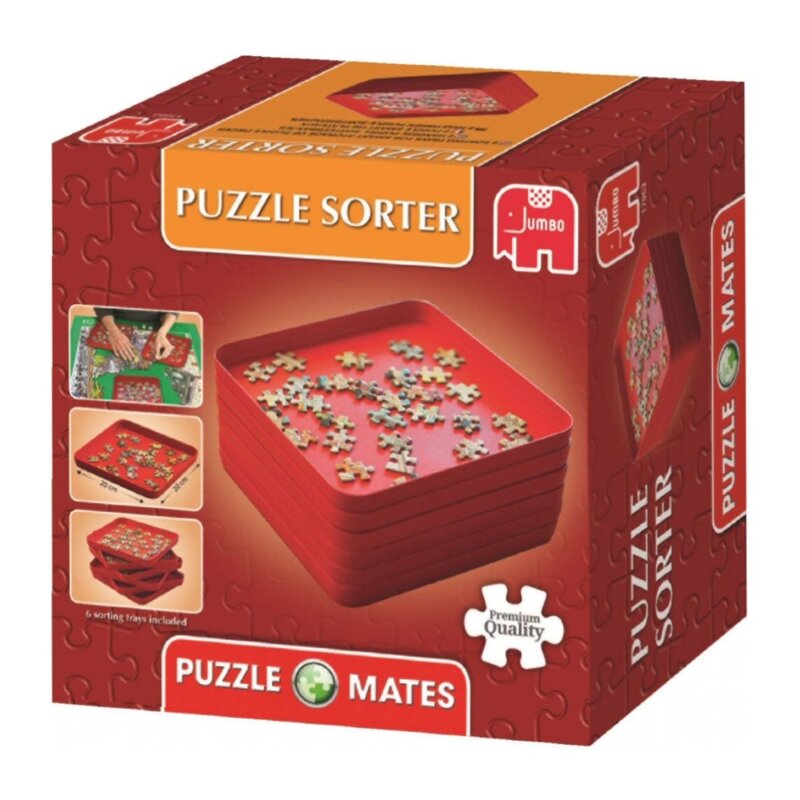 Puzzle Mates – Puzzle Sorter 6 Trays (20×20 cm)
