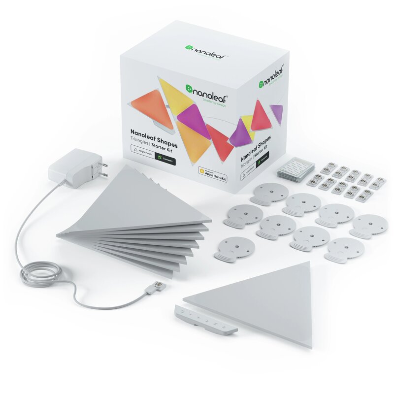 Nanoleaf Shapes Triangles Starter Kit - 9 Paneler