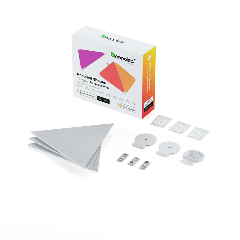 Nanoleaf Shapes Triangles Expansion Pack - 3 Paneler